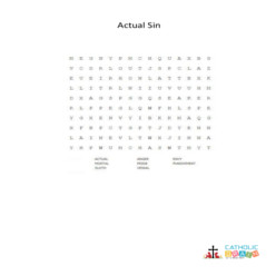 Actual Sin - Word Search